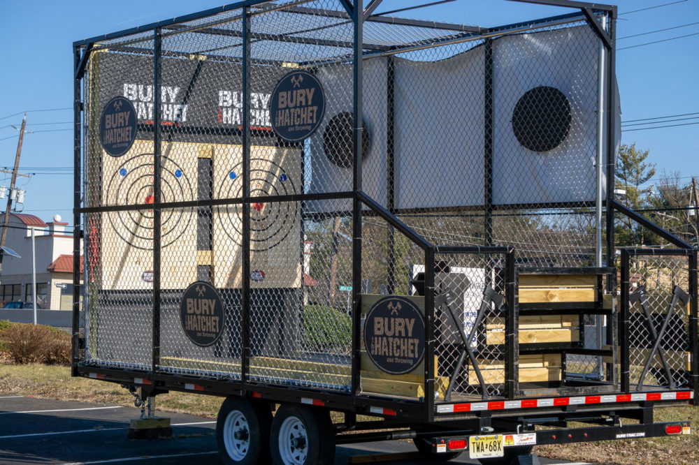 mobile axe throwing trailer image
